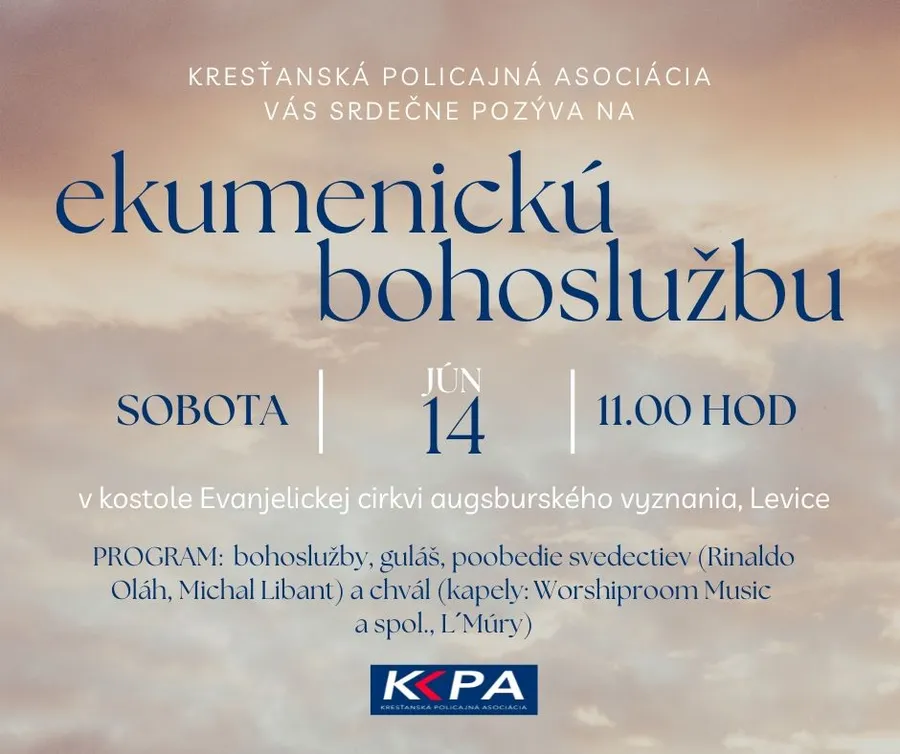 Ekumenická bohoslužba v Leviciach 2025