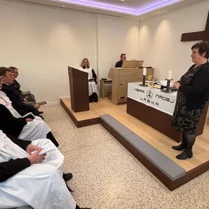 Prvá uniformovaná duchovná Ekumenickej pastoračnej služby v rezorte financií