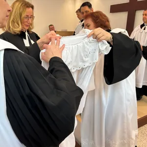 Prvá uniformovaná duchovná Ekumenickej pastoračnej služby v rezorte financií