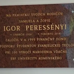 Odhalenie pamätnej tabule Igora Peresseneyiho