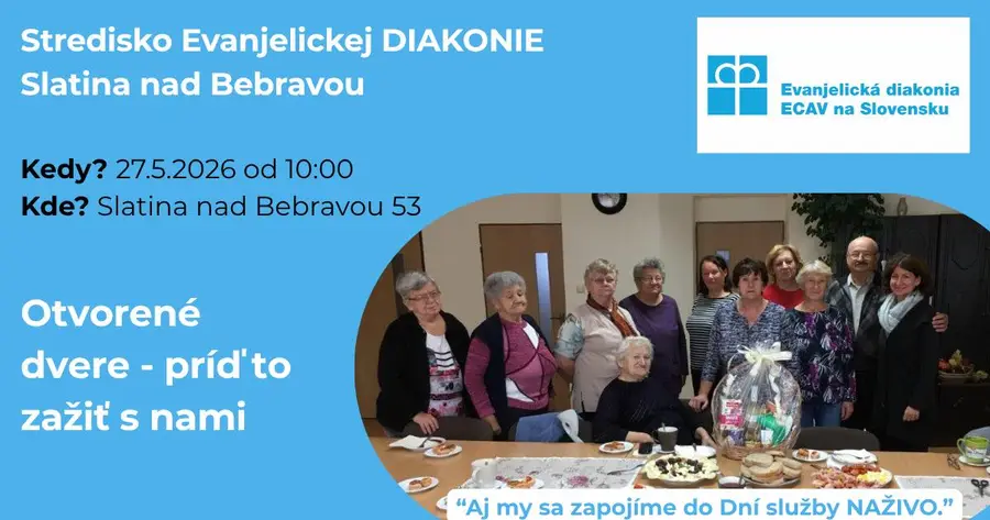 Dni služby NAŽIVO prinesú diakoniu bližšie k ľuďom