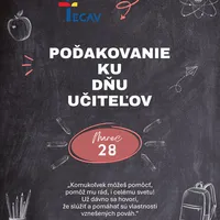 POĎAKOVANIE KU DŇU UČITEĽOV 2026