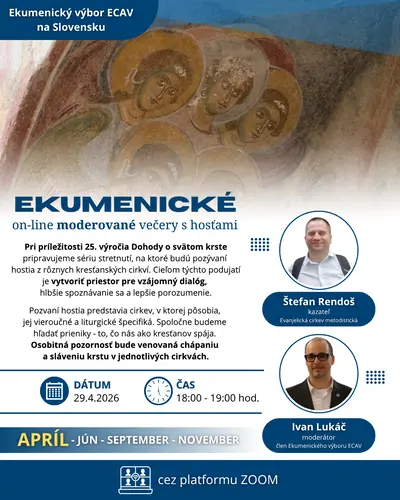 Ekumenické online moderované večery