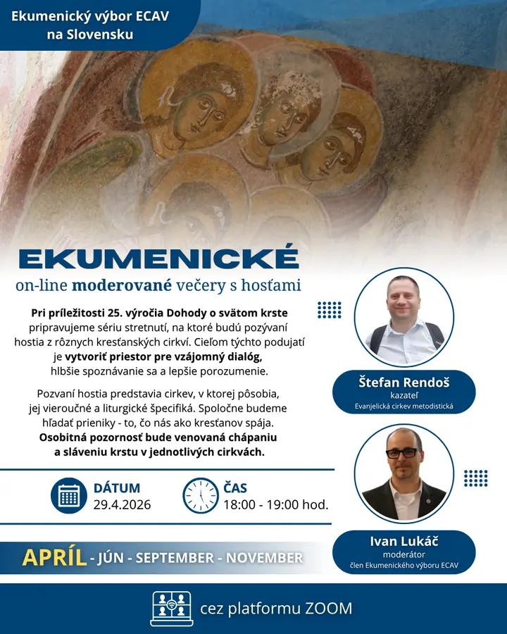 Ekumenické online moderované večery