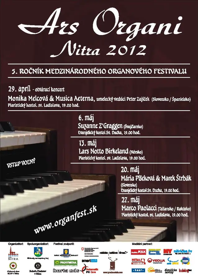 Pozývame na organový koncert v Nitre