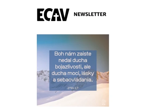 Rozposlali sme ďalší newsletter zo života evanjelickej cirkvi 