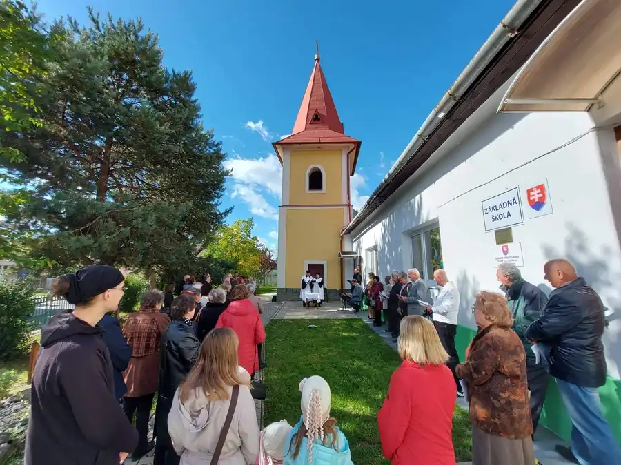 Pamiatka posvätenia zvonice v Lieskovci