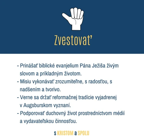 VÍZIA NA 5 PRSTOV- Zvestovať