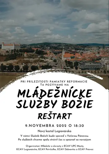 Pozvánka pre mládež z Bratislavy