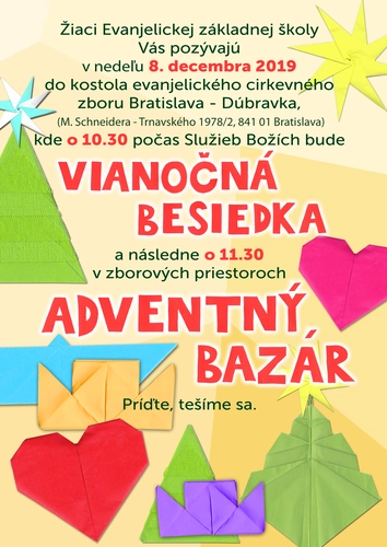 Pozývajú na adventný bazár 