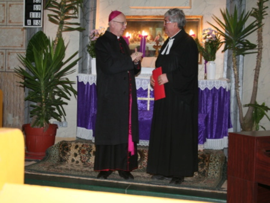 Návšteva nadbiskupa Marina Srakiča v Iloku 