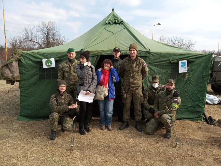 Rozložili stan pre utečencov