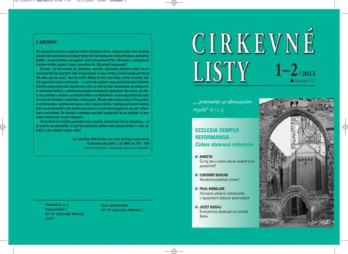 Vyšli Cirkevné listy č. 1 – 2 - 2013 