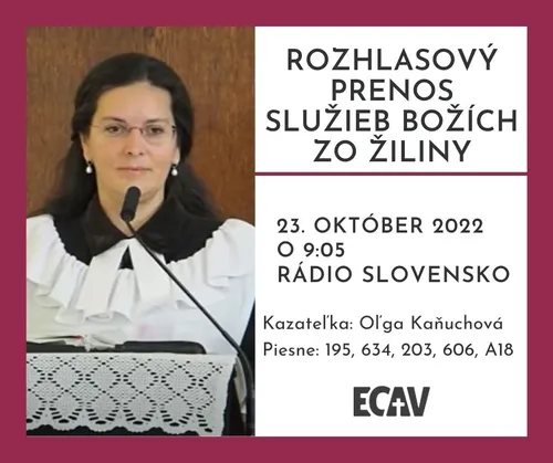 Rozhlasový prenos Služieb Božích zo Žiliny- 23.10.2022