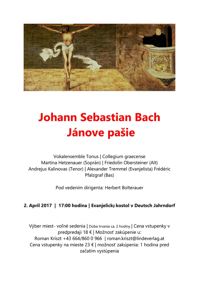 J. S. Bach: Jánove pašie 2. 4.  