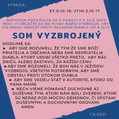 Som vyzbrojený