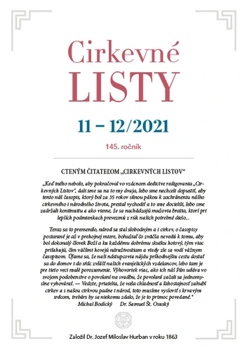 Z Cirkevných listov 11 – 12/2021