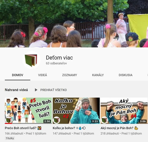 Videá o Pánu Bohu pre všetky deti :)