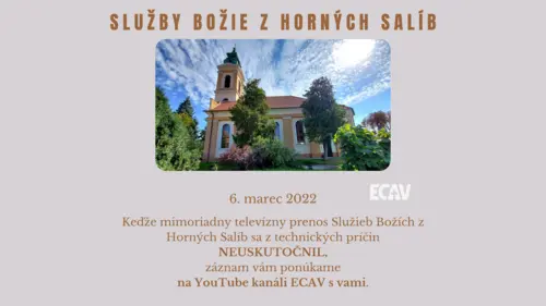 Prečo sa televízny prenos SB z Horných Salíb neuskutočnil?