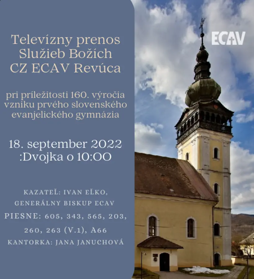 Televízny prenos SB z Revúcej, 18.9.2022