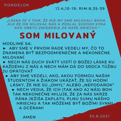 Som milovaný 