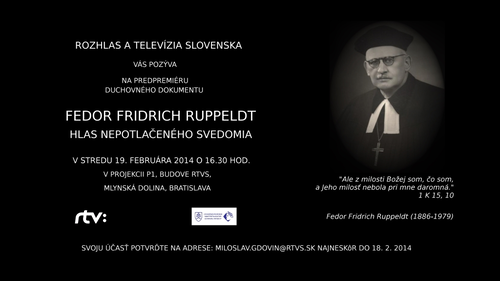 Pozvánka na predpremiéru STV 19. 2. 