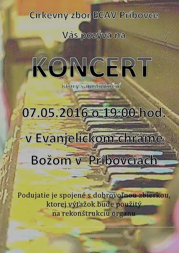 Chrámový koncert v Príbovciach