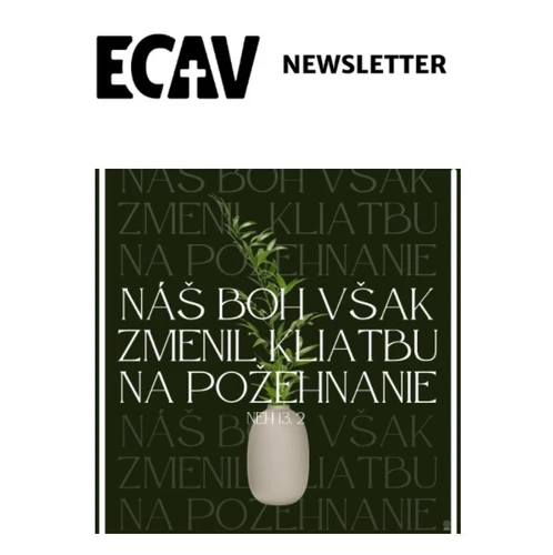 Newsletter ECAV- 31.3.2022