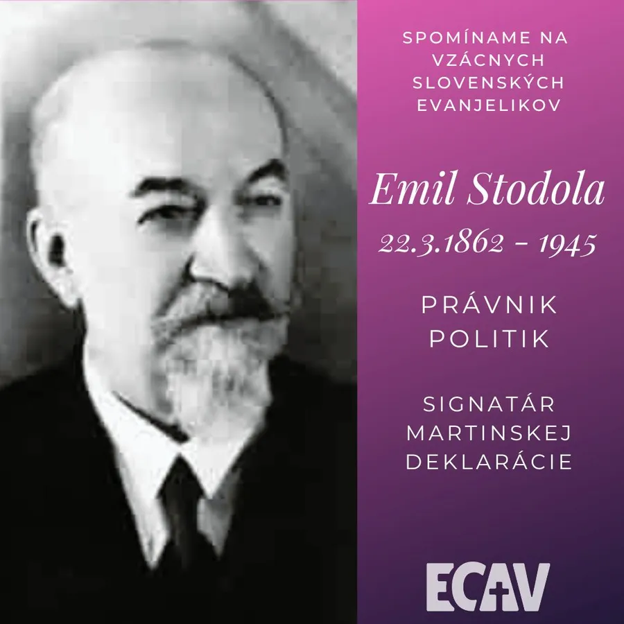 Spomíname na vzácnych evanjelikov: Emil Stodola