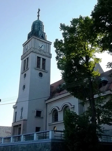 Večer v kostole a služby Božie na koniec školského roka v Babinej