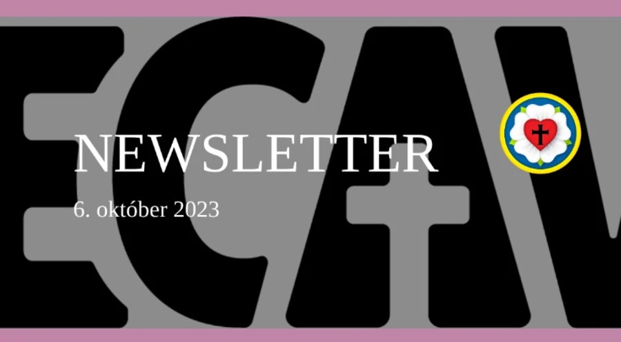 Newsletter ECAV, 6.10.2023