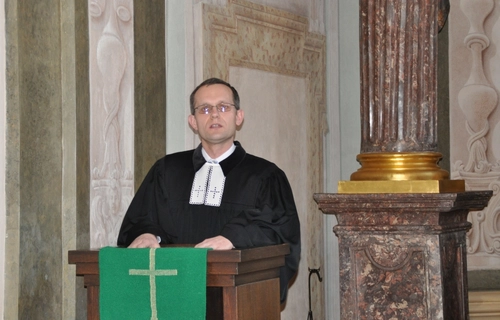 Miroslav Táborský kázal na Úrade vlády