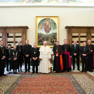 Delegácia SLZ na audiencii vo Vatikáne 
