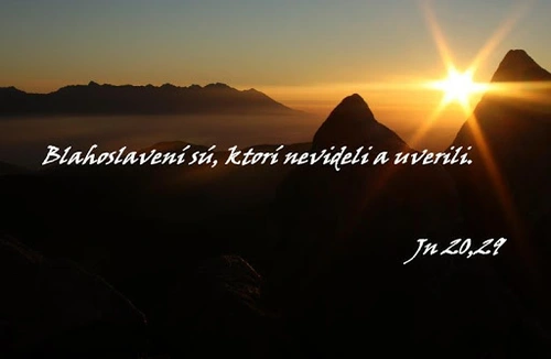 SLOVO PO VEĽKEJ NOCI