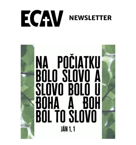 NEWSLETTER ECAV, 26.5.2022