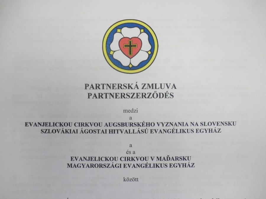 Návrh partnerskej zmluvy medzi ECAV na Slovensku a Evanjelickou cirkvou v Maďarsku