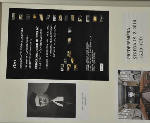 Predpremiéra dokumentu o F. F. Ruppeldtovi