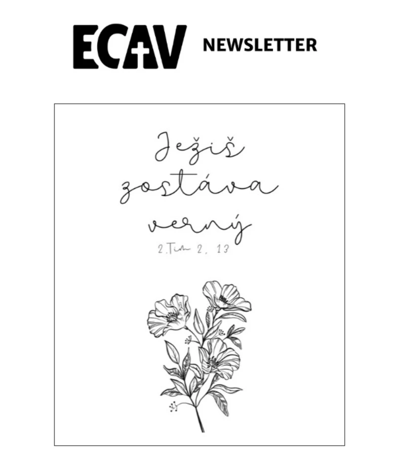 Newsletter ECAV, 21.4.2022