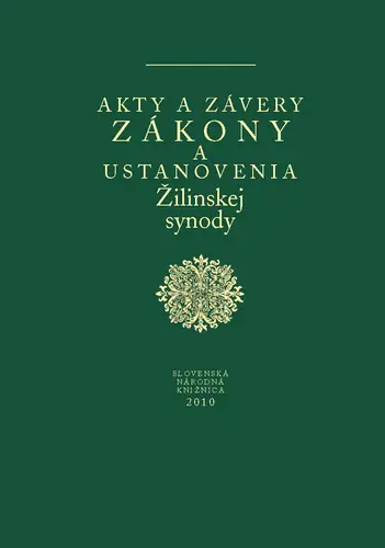 Originálne zákony Žilinskej synody