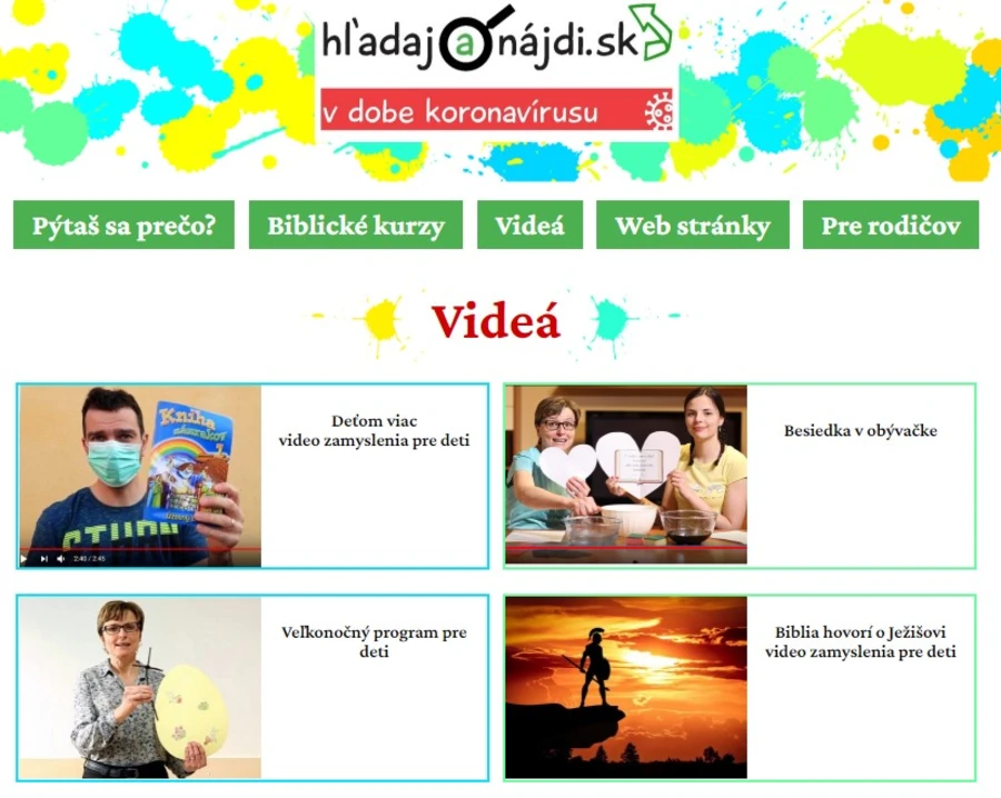 Zaujímavá stránka pre deti (nie len) v dobe koronavírusu