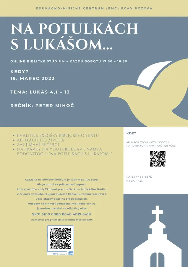 Biblické štúdium s biskupom P. Mihočom