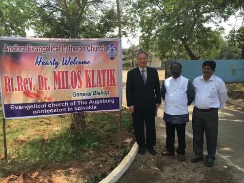 General Bishop Miloš Klátik in India