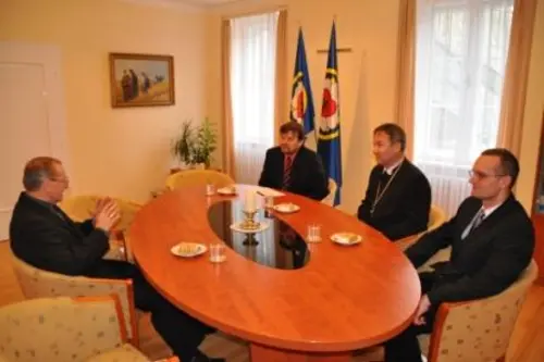 Prijatie Mons. Františka Rábeka na GBÚ