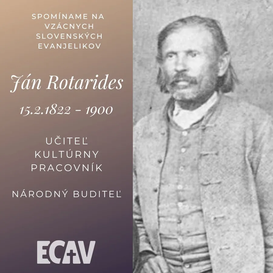 Spomíname na vzácnych evanjelikov: Ján Rotarides