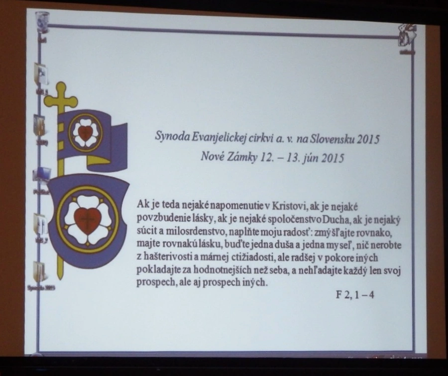Synoda ECAV na Slovensku 2015 sa konala v Nových Zámkoch