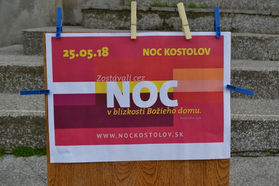 Noc kostolov 2018 v Banskej Štiavnici