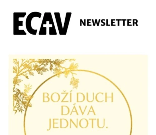 Rozposlali sme ďalší newsletter o dianí v cirkvi