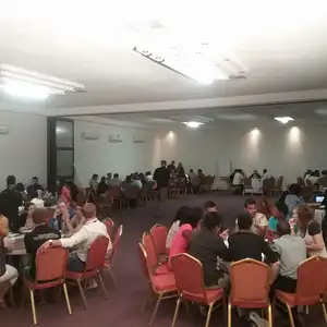 Predvalné zhromaždenie mladých v Namíbii