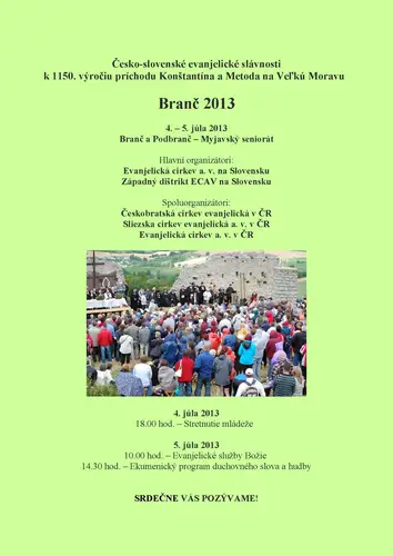 Misijné podujatia seniorátov ZD ECAV 2013
