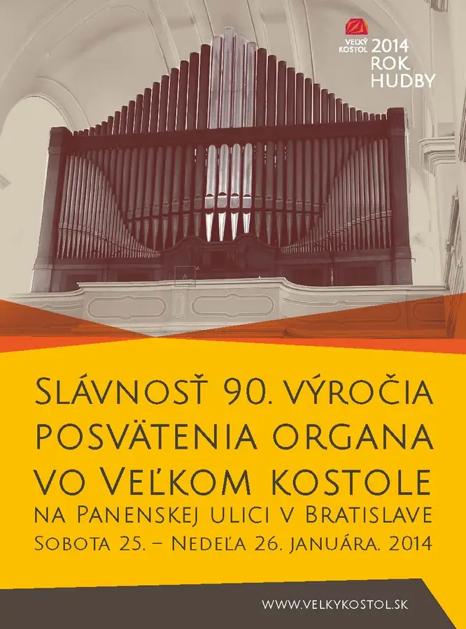 K 90. výročiu organa vo Veľkom kostole
